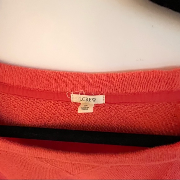 CORAL VINTAGE J CREW SWEATSHIRT - Picture 7 of 8